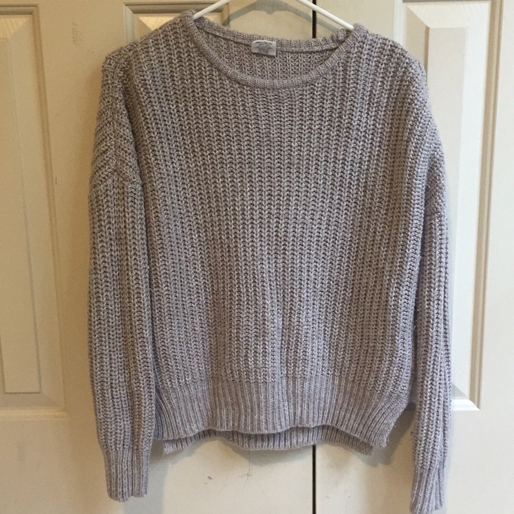 grey full tilt acrylic sweater